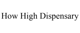 HOW HIGH DISPENSARY trademark