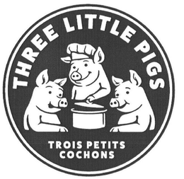 THREE LITTLE PIGS TROIS PETITS COCHONS trademark