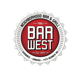 BAR WEST NEIGHBORHOOD BAR & GRILL 7174 RENNER RD. SHAWNEE · KANSAS · EST. 2010 trademark