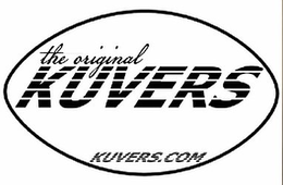 THE ORIGINAL KUVERS KUVERS.COM trademark