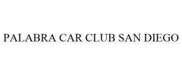 PALABRA CAR CLUB SAN DIEGO trademark