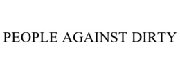 PEOPLE AGAINST DIRTY trademark