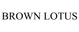 BROWN LOTUS trademark