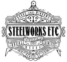 DOORS · AND · WINDOWS STEELWORKS ETC INCORPORATED BRONZE STEEL STAINLESS OXNARD · CA trademark