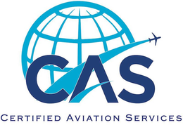 CAS CERTIFIED AVIATION SERVICES trademark
