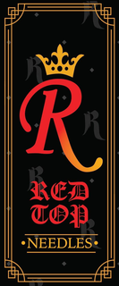 R RED TOP · NEEDLES · trademark