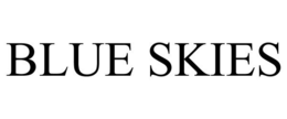 BLUE SKIES trademark