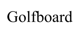 GOLFBOARD trademark