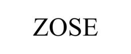 ZOSE trademark