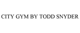 CITY GYM BY TODD SNYDER trademark
