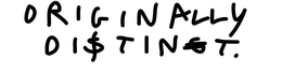 ORIGINALLY DISTINCT trademark