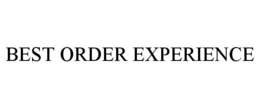 BEST ORDER EXPERIENCE trademark