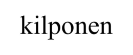 KILPONEN trademark