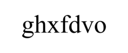 GHXFDVO trademark