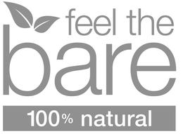 FEEL THE BARE 100% NATURAL trademark