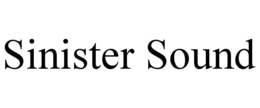 SINISTER SOUND trademark