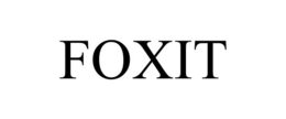 FOXIT trademark