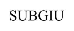 SUBGIU trademark
