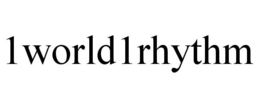 1WORLD1RHYTHM trademark