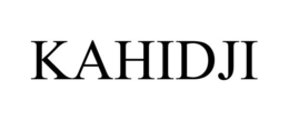 KAHIDJI trademark