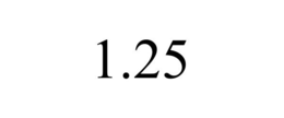 1.25 trademark