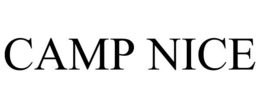 CAMP NICE trademark