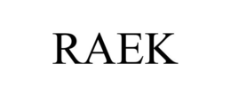 RAEK trademark