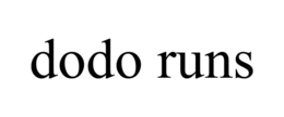 DODO RUNS trademark