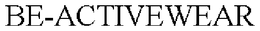 BE-ACTIVEWEAR trademark