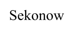 SEKONOW trademark