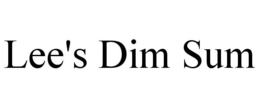 LEE'S DIM SUM trademark