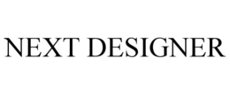 NEXT DESIGNER trademark