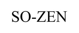 SO-ZEN trademark