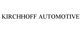 KIRCHHOFF AUTOMOTIVE trademark