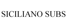 SICILIANO SUBS trademark