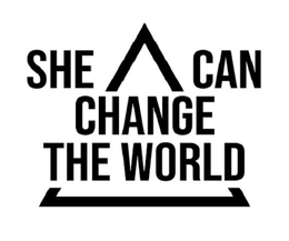 SHE CAN CHANGE THE WORLD trademark