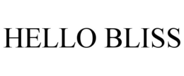 HELLO BLISS trademark