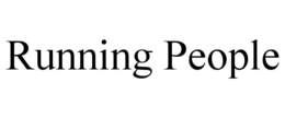 RUNNING PEOPLE trademark