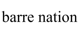 BARRE NATION trademark