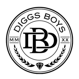 DIGGS BOYS DB MM XX trademark