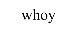 WHOY trademark