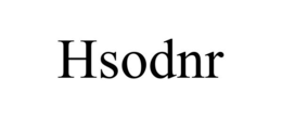 HSODNR trademark