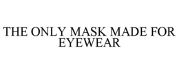 THE ONLY MASK MADE FOR EYEWEAR trademark