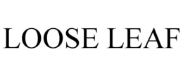 LOOSE LEAF trademark