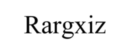 RARGXIZ trademark