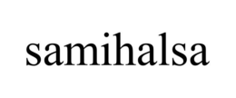 SAMIHALSA trademark