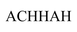ACHHAH trademark