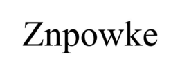 ZNPOWKE trademark