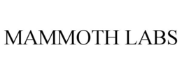 MAMMOTH LABS trademark