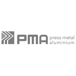PMA PRESS METAL ALUMINIUM trademark